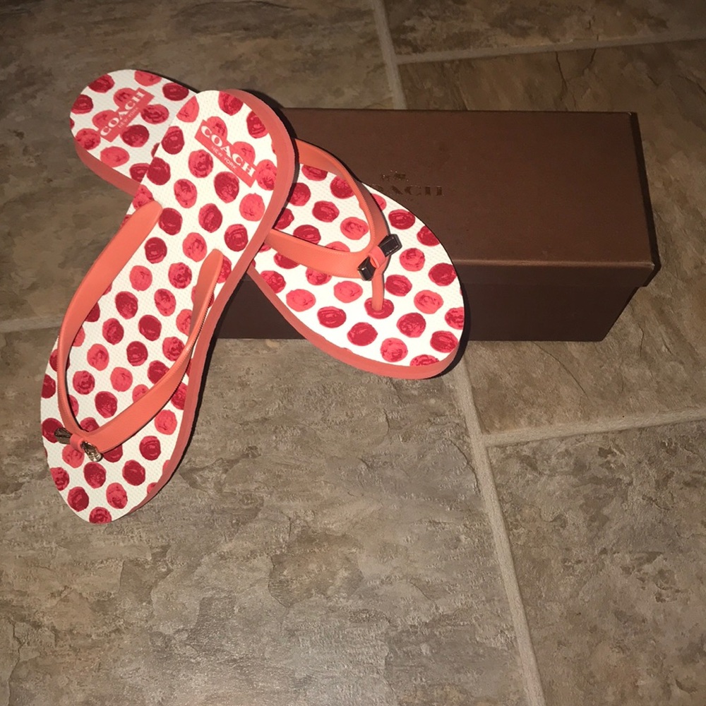 Coach Flip Flops